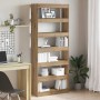 Estantería Roble artisan 80 x 30 x 198 cm Madera contrachapada
