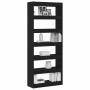 Estantería Roble negro 80 x 30 x 198 cm Madera contrachapada