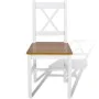 Esszimmerstühle 6 Einheiten aus weißem Kiefernholz von vidaXL, Essstühle - Ref: Foro24-271497, Preis: 294,14 €, Rabatt: %