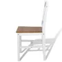 Esszimmerstühle 6 Einheiten aus weißem Kiefernholz von vidaXL, Essstühle - Ref: Foro24-271497, Preis: 294,14 €, Rabatt: %