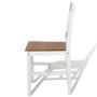 Esszimmerstühle 6 Einheiten aus weißem Kiefernholz von vidaXL, Essstühle - Ref: Foro24-271497, Preis: 282,10 €, Rabatt: %