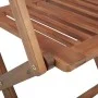 Folding garden chairs 6 units and solid acacia wood cushions by vidaXL, Garden chairs - Ref: Foro24-3074944, Price: 323,12 €,...