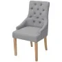 Dining chairs 6 units of light gray fabric by vidaXL, dining chairs - Ref: Foro24-274422, Price: 637,33 €, Discount: %