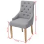 Dining chairs 6 units of light gray fabric by vidaXL, dining chairs - Ref: Foro24-274422, Price: 637,33 €, Discount: %