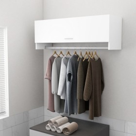 White plywood cabinet 100x32.5x35 cm by vidaXL, Wardrobes - Ref: Foro24-808233, Price: 58,25 €, Discount: %