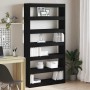 Estantería para libros Negro Madera contrachapada
