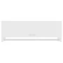 Weißer Sperrholzschrank 100x32,5x35 cm von vidaXL, Kleiderschränke - Ref: Foro24-808233, Preis: 57,29 €, Rabatt: %