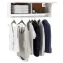 Weißer Sperrholzschrank 100x32,5x35 cm von vidaXL, Kleiderschränke - Ref: Foro24-808233, Preis: 57,29 €, Rabatt: %