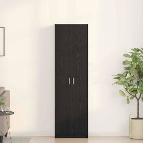 Armario Roble negro 55 x 25 x 189 cm Madera contrachapada
