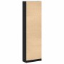 Armario Roble negro 55 x 25 x 189 cm Madera contrachapada