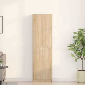 Armario Roble Sonoma 55 x 25 x 189 cm Madera contrachapada Armario Roble Sonoma 55 x 25 x 189 cm Madera contrachapada