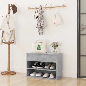 Schuhbank Sperrholz Beton grau 60x30x45 cm von vidaXL, Schuhregale und Schuhorganisatoren - Ref: Foro24-808742, Preis: 41,19 ...