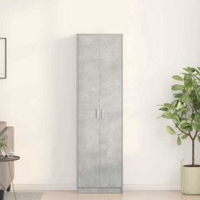 Armario Gris hormigón 55 x 25 x 189 cm Madera contrachapada