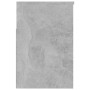 Banco zapatero madera contrachapada gris hormigón 60x30x45 cm