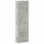 Armario Gris hormigón 55 x 25 x 189 cm Madera contrachapada