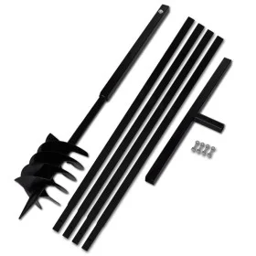 Earth Drill With Handle 180 mm With Extension Tube 5 M Steel by vidaXL, Helical augers - Ref: Foro24-270531, Price: 87,73 €, ...