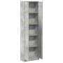 Armario Gris hormigón 55 x 25 x 189 cm Madera contrachapada