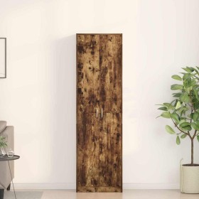 Armario Roble ahumado 55 x 25 x 189 cm Madera contrachapada