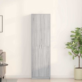 Armario Gris sonoma 55 x 25 x 189 cm Madera contrachapada