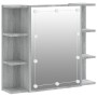 Sonoma gray furniture with mirror and LED 70x16.5x60 cm by vidaXL, bathroom vanities - Ref: Foro24-820452, Price: 69,91 €, Di...