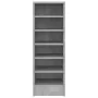 Mueble zapatero madera contrachapada gris hormigón 31,5x35x90cm de vidaXL, Zapateros y organizadores de calzado - Ref: Foro24...