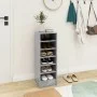 Mueble zapatero madera contrachapada gris hormigón 31,5x35x90cm de vidaXL, Zapateros y organizadores de calzado - Ref: Foro24...
