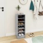 Schuhregal aus betongrauem Sperrholz, 31,5 x 35 x 90 cm von vidaXL, Schuhregale und Schuhorganisatoren - Ref: Foro24-809003, ...