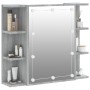 Sonoma gray furniture with mirror and LED 70x16.5x60 cm by vidaXL, bathroom vanities - Ref: Foro24-820452, Price: 69,91 €, Di...