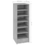 Mueble zapatero madera contrachapada gris hormigón 31,5x35x90cm de vidaXL, Zapateros y organizadores de calzado - Ref: Foro24...