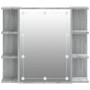 Sonoma gray furniture with mirror and LED 70x16.5x60 cm by vidaXL, bathroom vanities - Ref: Foro24-820452, Price: 69,91 €, Di...
