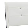 Bett mit weißer Kunstledermatratze 90x200 cm von vidaXL, Betten und Lattenroste - Ref: Foro24-277569, Preis: 368,42 €, Rabatt: %