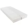 Bed with white synthetic leather mattress 90x200 cm by vidaXL, Beds and slatted bases - Ref: Foro24-277569, Price: 358,41 €, ...