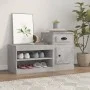 Mueble zapatero madera contrachapada gris hormigón 100x42x60 cm de vidaXL, Zapateros y organizadores de calzado - Ref: Foro24...