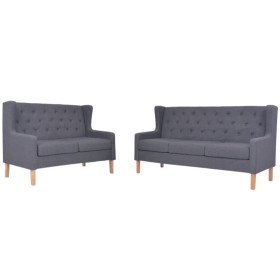 2-piece gray fabric sofa set by vidaXL, Sofas - Ref: Foro24-274934, Price: 721,27 €, Discount: %
