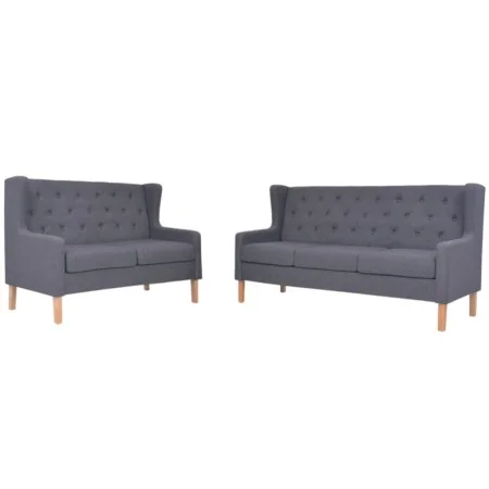 2-piece gray fabric sofa set by vidaXL, Sofas - Ref: Foro24-274934, Price: 770,20 €, Discount: %