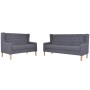 2-piece gray fabric sofa set by vidaXL, Sofas - Ref: Foro24-274934, Price: 720,70 €, Discount: %