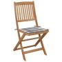6 Stück klappbare Gartenstühle und Kissen aus massivem Akazienholz von vidaXL, Gartenstühle - Ref: Foro24-3075008, Preis: 304...
