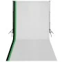 Studio kit with 3 cotton background screens and adjustable structure 3x6 m by vidaXL, studio montages - Ref: Foro24-275420, P...