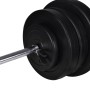 Bodybuilding-Gerät mit Gewichten und Hanteln 60,5 kg von vidaXL, Gewichthebermaschinen - Ref: Foro24-275354, Preis: 345,78 €,...