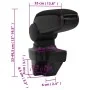 Car armrest ABS black 15x35x(33-49.5) cm by vidaXL, Motor vehicle seats - Ref: Foro24-154687, Price: 50,24 €, Discount: %