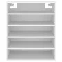 White plywood shoe cabinet 60x35x70 cm by vidaXL, Shoe racks and shoe organizers - Ref: Foro24-808936, Price: 67,23 €, Discou...