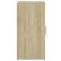 Schuhregal aus Sonoma-Eiche-Holzwerkstoff, 32 x 35 x 70 cm von vidaXL, Schuhregale und Schuhorganisatoren - Ref: Foro24-80896...