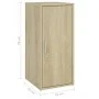 Sonoma oak engineered wood shoe rack furniture 32x35x70 cm by vidaXL, Shoe racks and shoe organizers - Ref: Foro24-808960, Pr...
