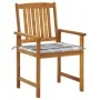 Garden chairs with cushions 8 pcs solid acacia wood by vidaXL, Garden chairs - Ref: Foro24-3078180, Price: 634,87 €, Discount: %