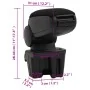 Reposabrazos para coche ABS negro 15x31x(28-44) cm by vidaXL, Motor vehicle seats - Ref: Foro24-154682, Price: 24,21 €, Disco...