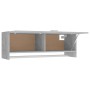 Betongrauer Sperrholzschrank 100x32,5x35 cm von vidaXL, Kleiderschränke - Ref: Foro24-808237, Preis: 56,10 €, Rabatt: %