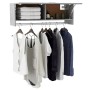 Betongrauer Sperrholzschrank 100x32,5x35 cm von vidaXL, Kleiderschränke - Ref: Foro24-808237, Preis: 56,10 €, Rabatt: %