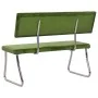Banco de terciopelo verde claro 110 cm de vidaXL, Bancos de comedor y cocina - Ref: Foro24-325866, Precio: 96,05 €, Descuento: %
