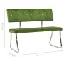 Hellgrüne Samtbank 110 cm von vidaXL, Ess- und Küchenbänke - Ref: Foro24-325866, Preis: 96,06 €, Rabatt: %