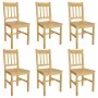 Dining chairs 6 units of pine wood by vidaXL, dining chairs - Ref: Foro24-271498, Price: 338,96 €, Discount: %